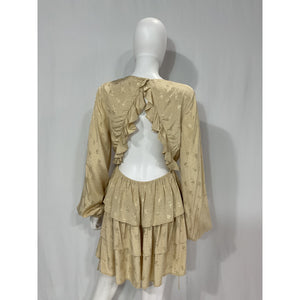 Tularosa 'Violette' White Jacquard Dress Size M