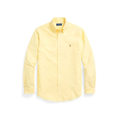 Ralph Lauren Classic Yellow Oxford Button-Down Shirt Size Large