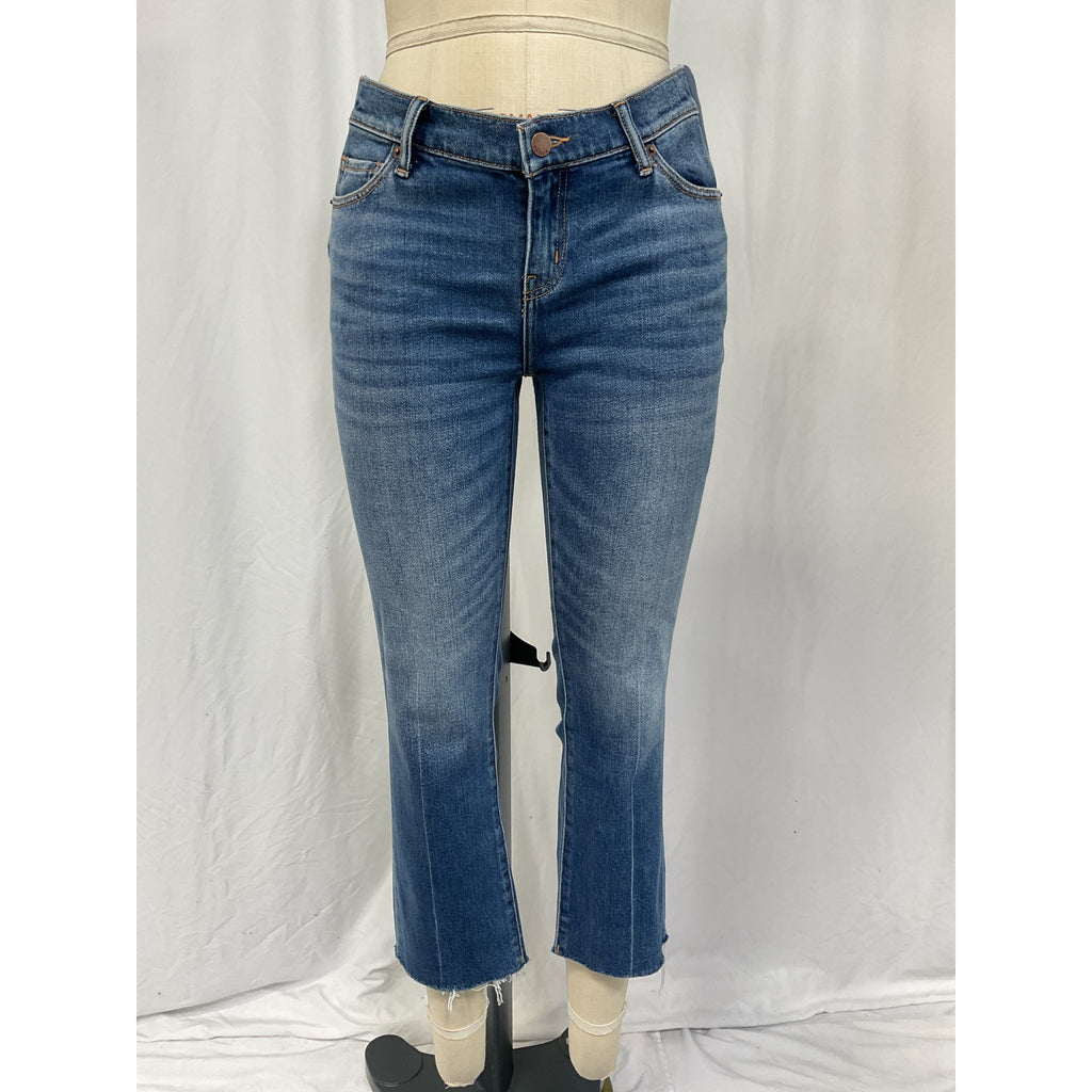 Hatch The Crop Blue Cotton Maternity Denim Jean Size 26
