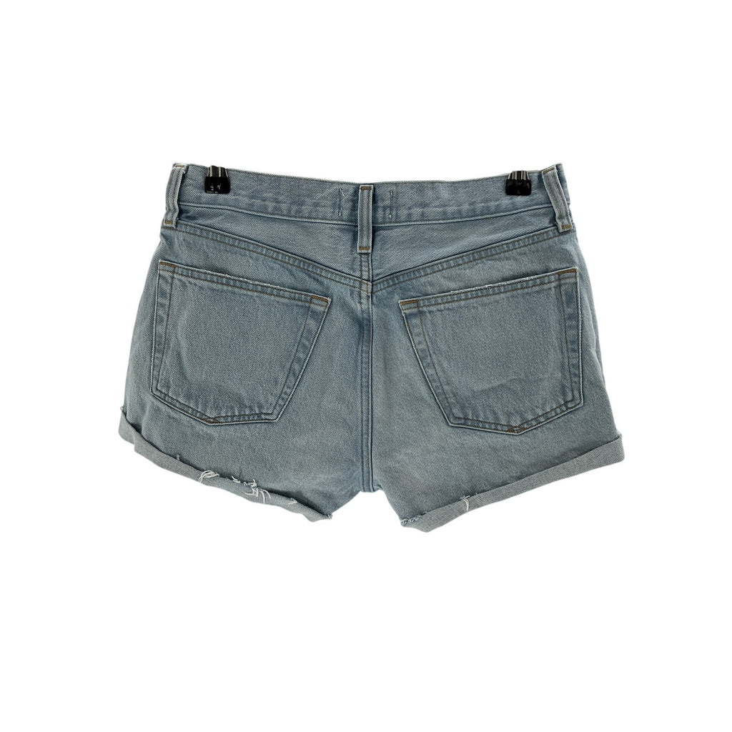 Agolde 'Parker' Blue Cotton Short Size 26