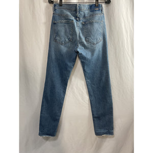 Mother 'The Pick-Up' Blue Cotton Skimp Denim Jean Size 25