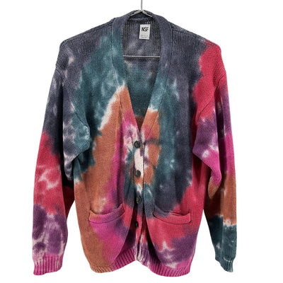 Nsf Vibrant Jewel Tone Dye Rogers Cardigan Size XS