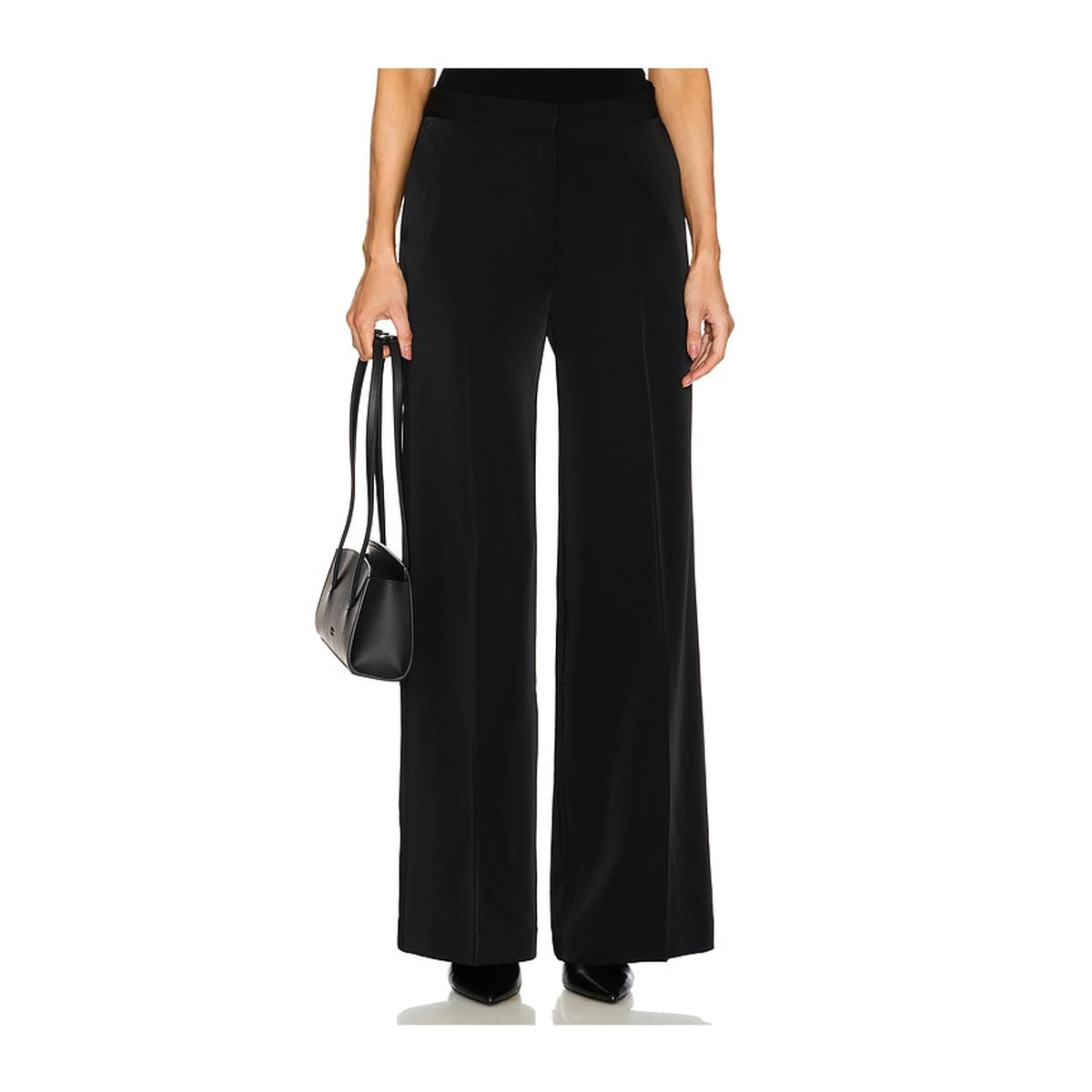 Samsoe Wide-Leg Black Collot Trousers Size S NWT