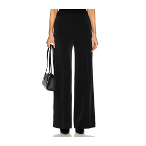 Samsoe Wide-Leg Black Collot Trousers Size S NWT