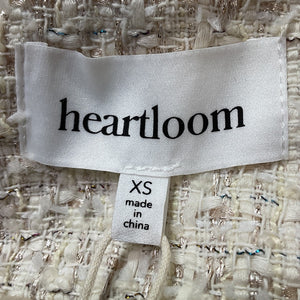 Heartloom Tweed Ivory Billie Blazer Size XS NWT