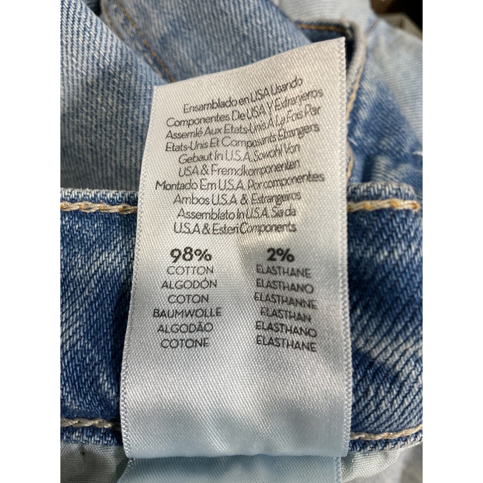 Mother 'The Tippy' Blue Top Frisky Ankle Denim Jean Size 27