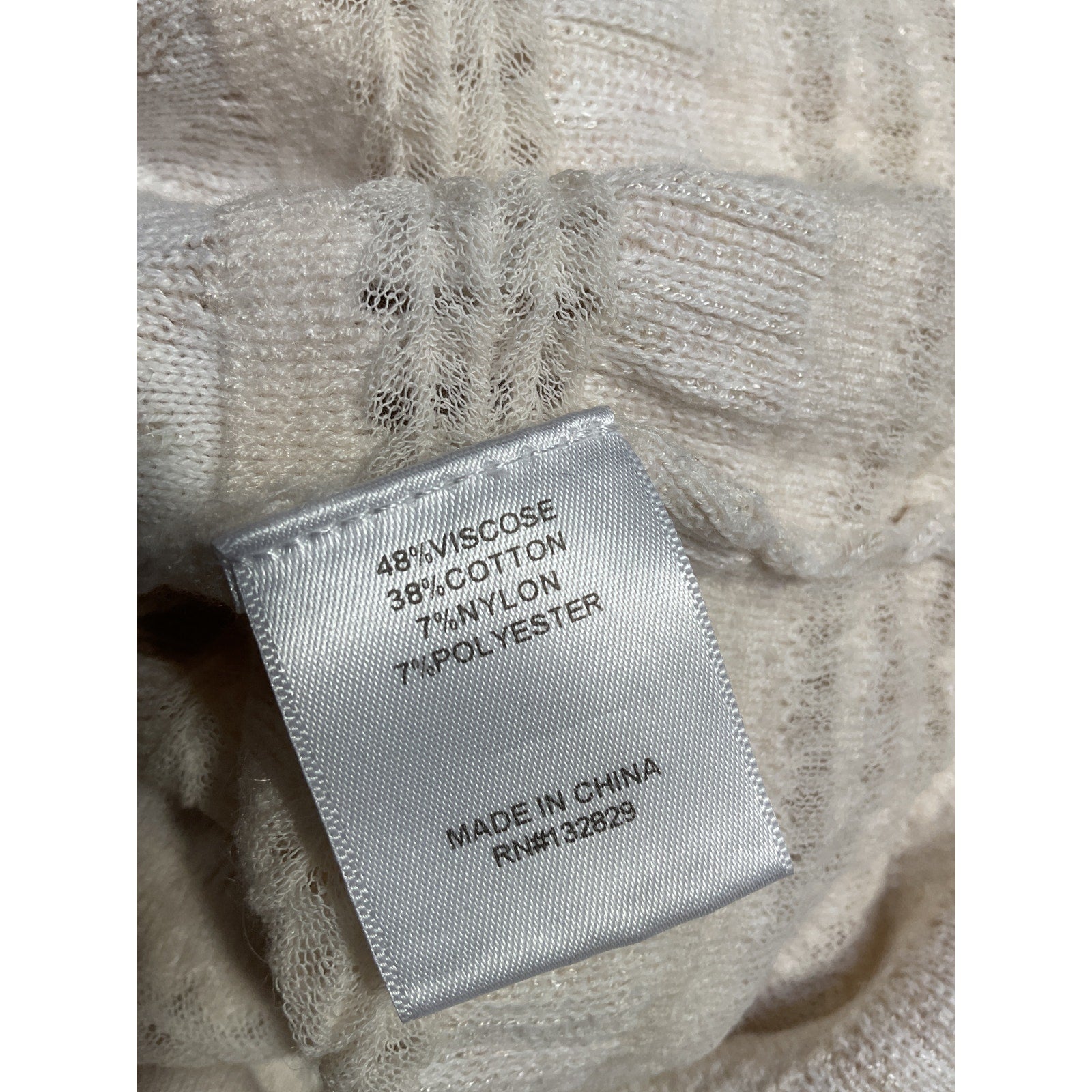 L'Academie 'Marianna' Ivory Viscose Archie Mini Dress Size S