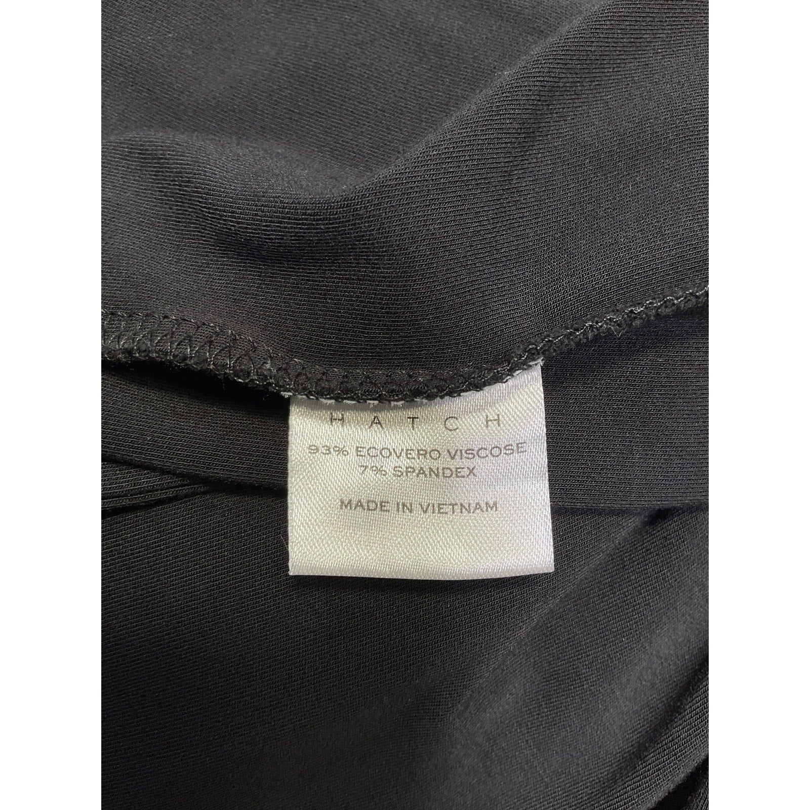 Hatch 'The Charlotte' Black Rayon Jumpsuit Size 1