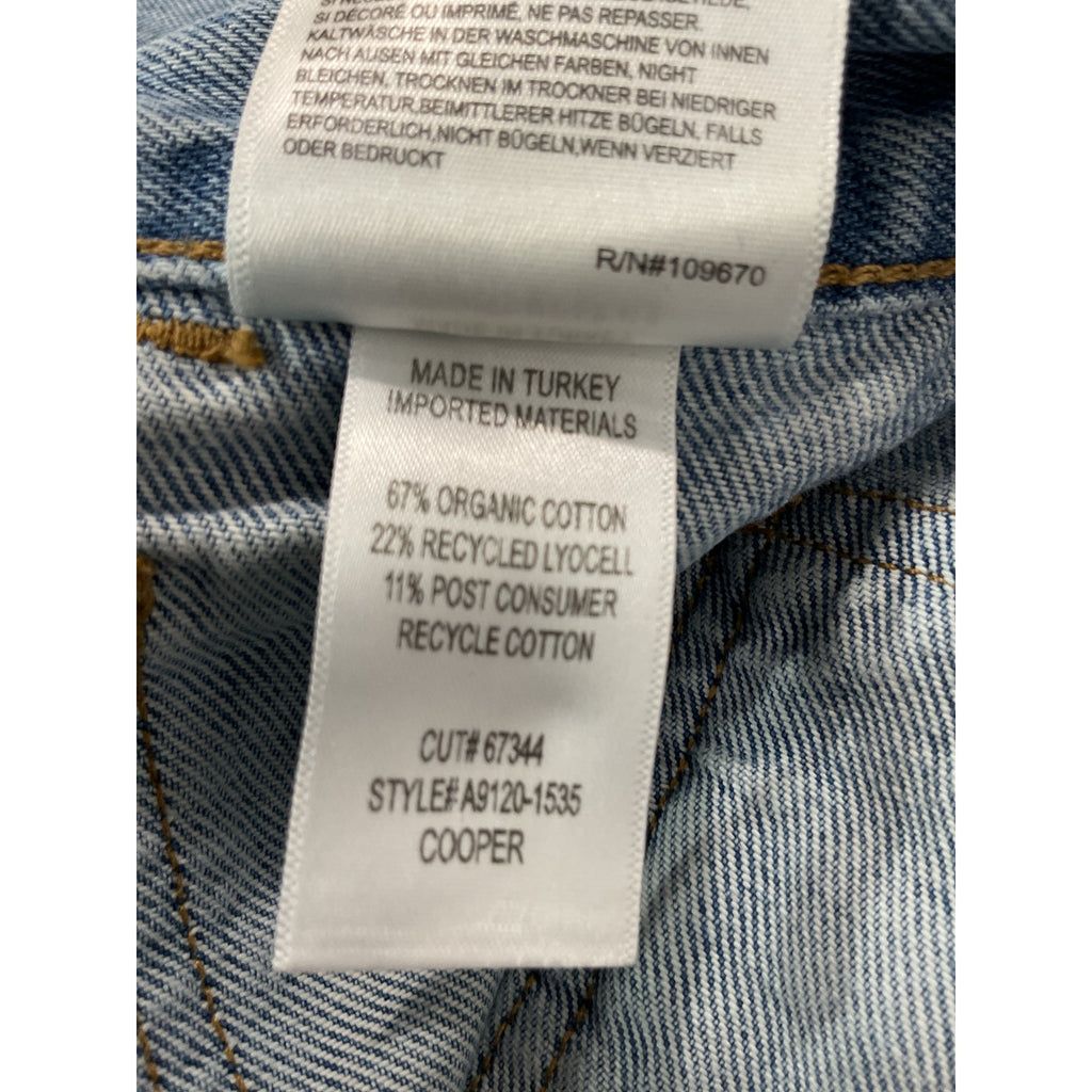 Agolde 'Cooper' Blue Cargo Denim Jean Size 23