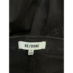 Re/Done 90S Black Polyester High Rise Loose Denim Jeans Size 26