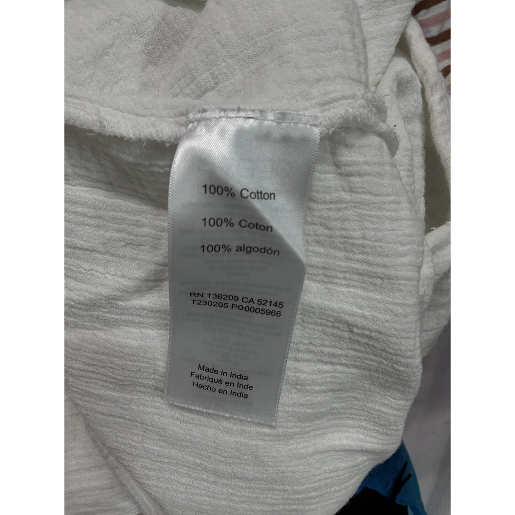 Hatch 'The Aubrey' White Short Sleeve Shirt Size 4