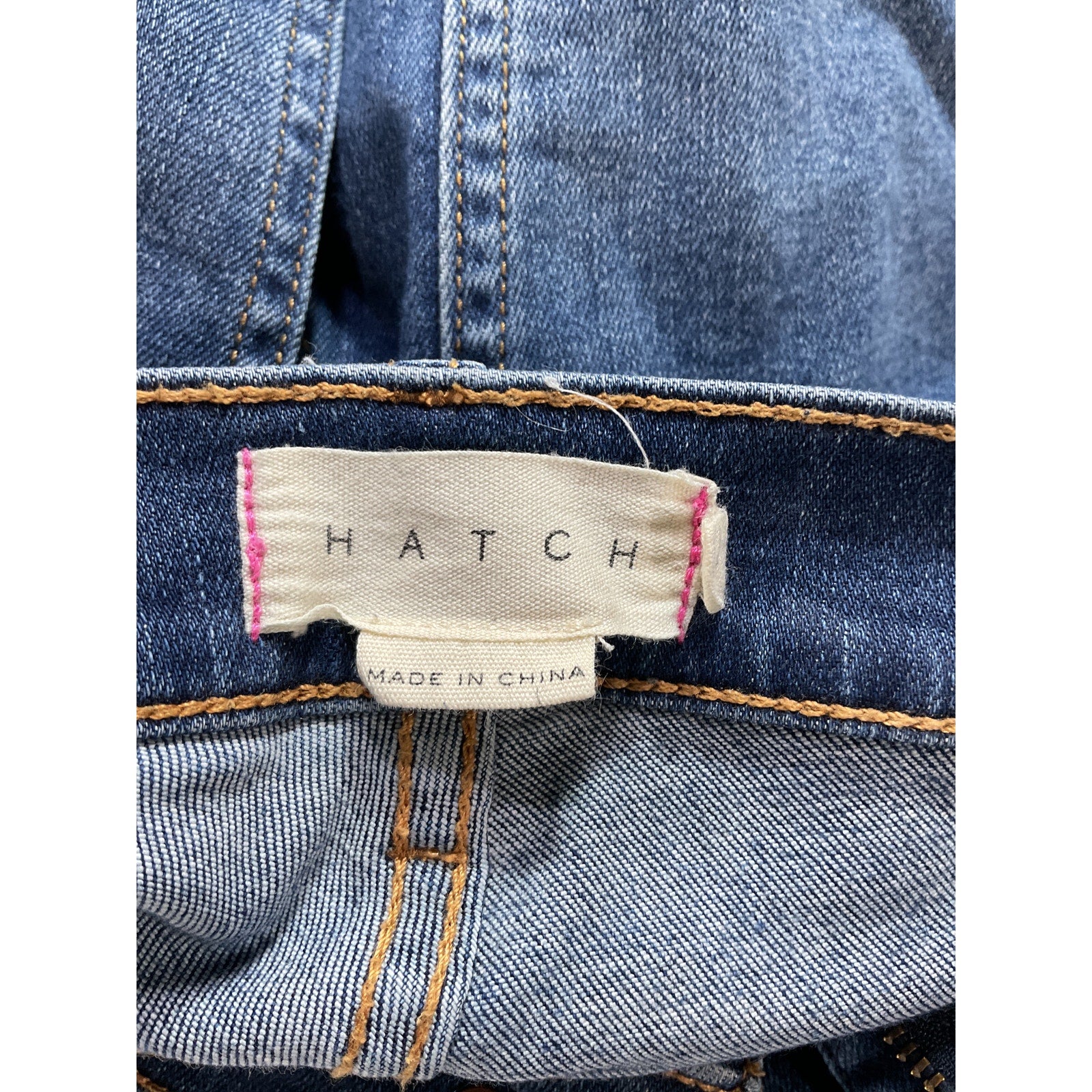 Hatch 'The Slim' Blue Maternity Denim Jean Size 26