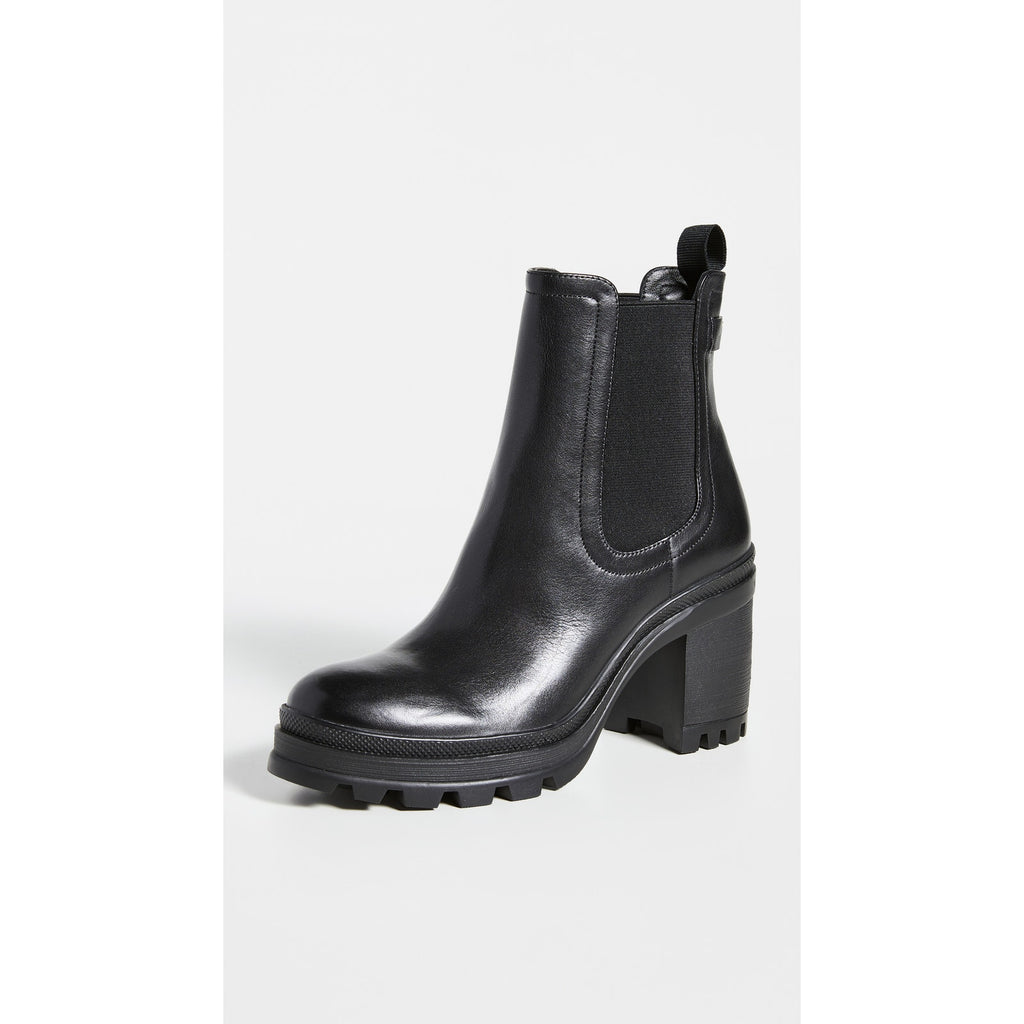 Veronica Beard 'Winnie' Black Leather Chelsea Boots Size 9.5