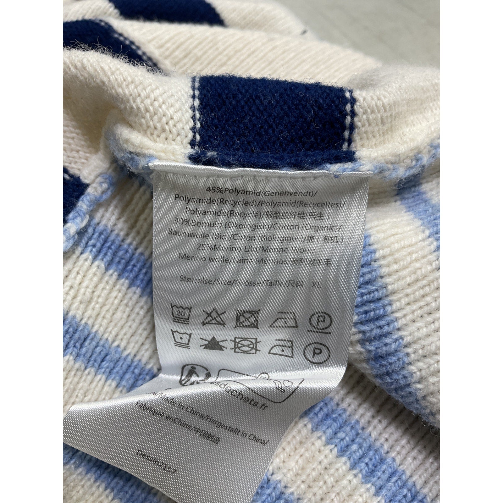 Baum Und Pferdgarten 'Centa' Blue Polyamide Sweater Size M