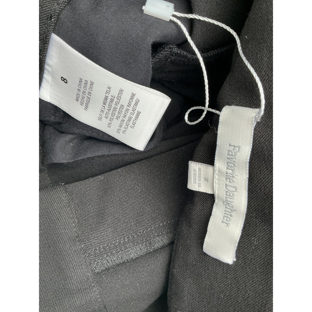 Favorite Daughter 'The Favorite' Black Polyester Pant Size 8