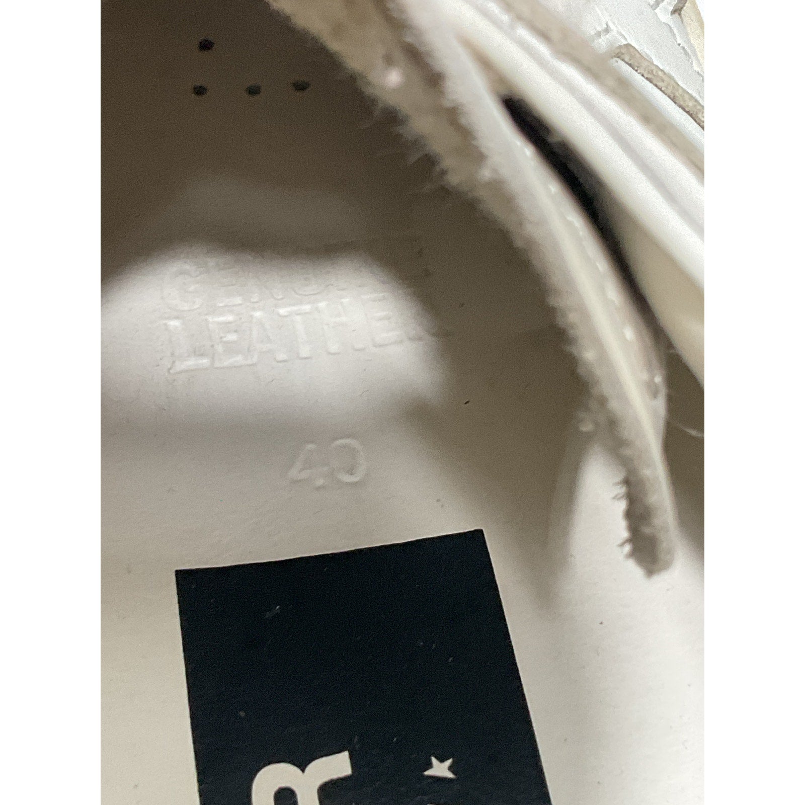 Golden Goose 'Hi Star' White Leather Sneaker Size 10