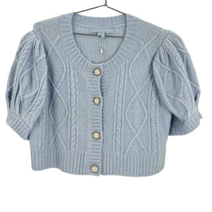 Hill House Home Cableknit Blue Ollie Cardigan Size L