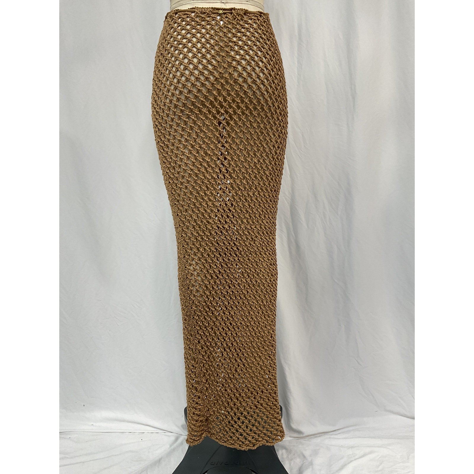 Bananhot 'Magen' Beige Cotton Knitted Skirt Size XS / S