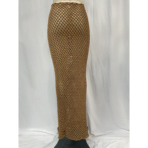Bananhot 'Magen' Beige Cotton Knitted Skirt Size XS / S