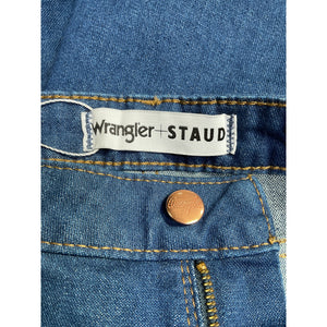 Staud Classic Blue Straight Cut Jean Trousers Size 28
