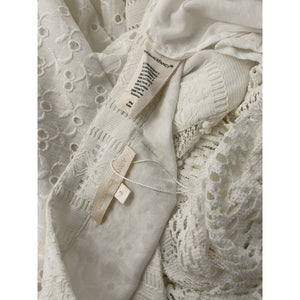 Loveshackfancy 'Sisto' White Cotton Skirt Size 2