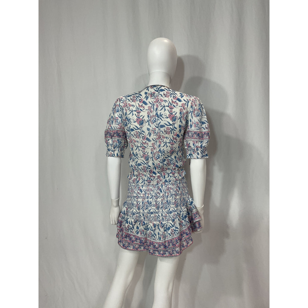 Saylor 'Katrina' Blue Skirt And Top Set Size XS