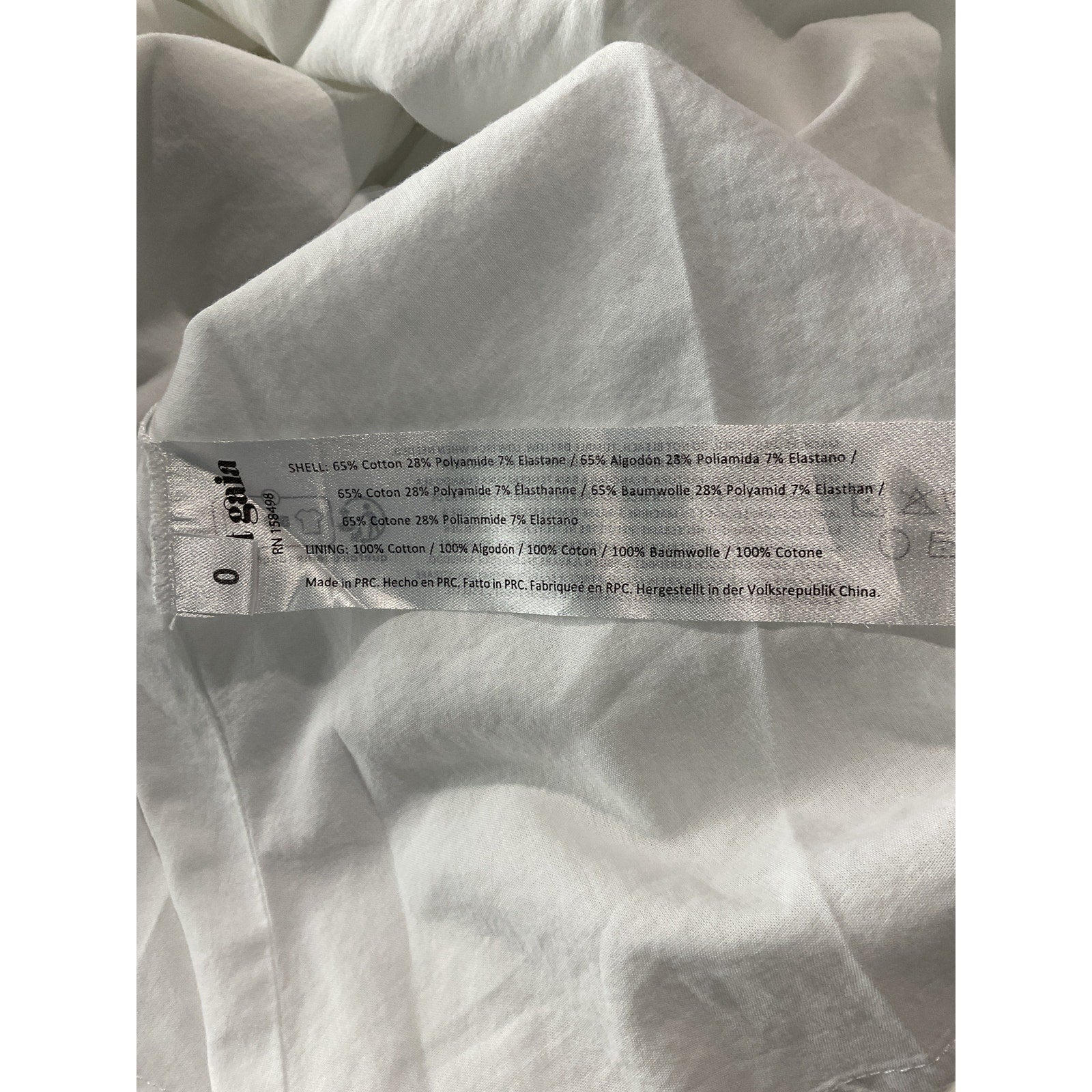 Cult Gaia 'Magnolia' White Silk Dress Size 0