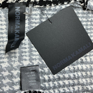 Norma Kamali Oversized Black And White Boyfriend Nk Shirt Size XS