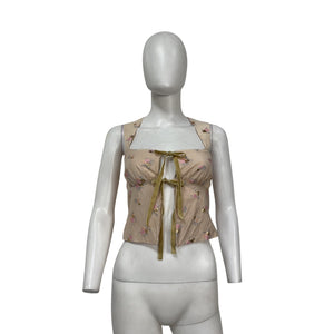 Reformation 'Azalea' Cream Rayon Top Size 0