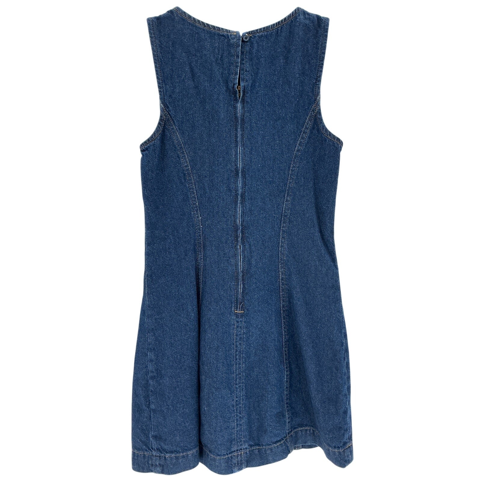 Reformation 'Citron' Blue Cotton Denim Mini Dress Size 0