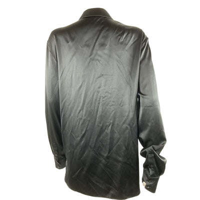 Retrofête Silk Black Antoni Button Down Shirt Size XS