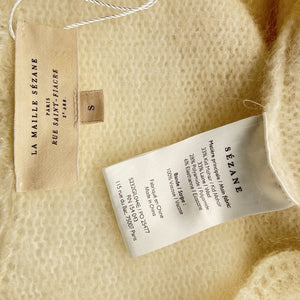 Sézane Delicate Beige Angelie Cardigan Size S