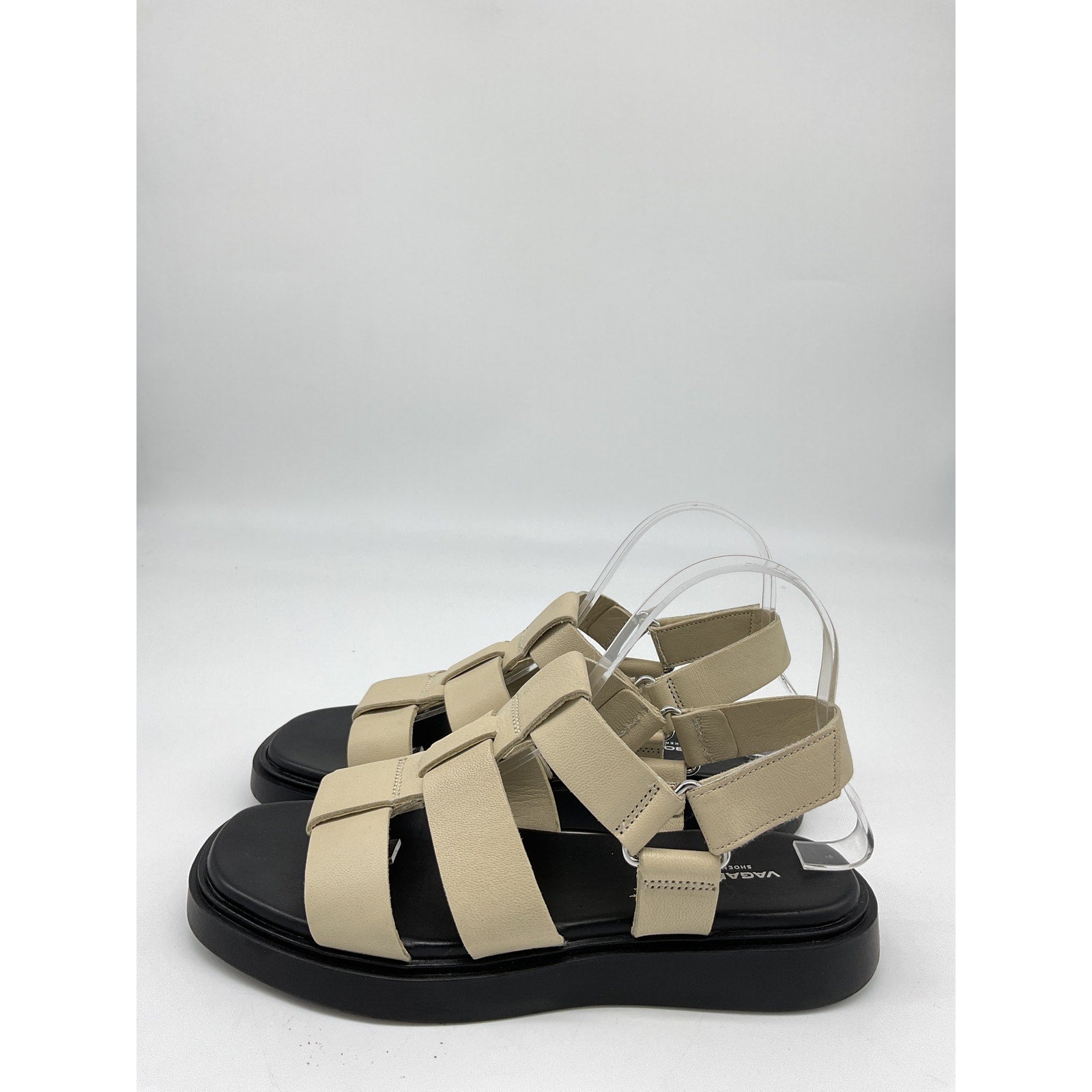 Vagabond Shoemakers 'Connie' Off White Leather Sandal Size 8