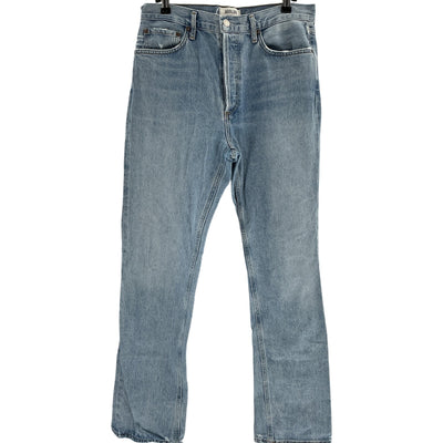 Agolde Classic Blue Lana Straight Denim Jeans Size 28