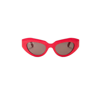 Balenciaga Cat Eye Red Acetate Sunglasses