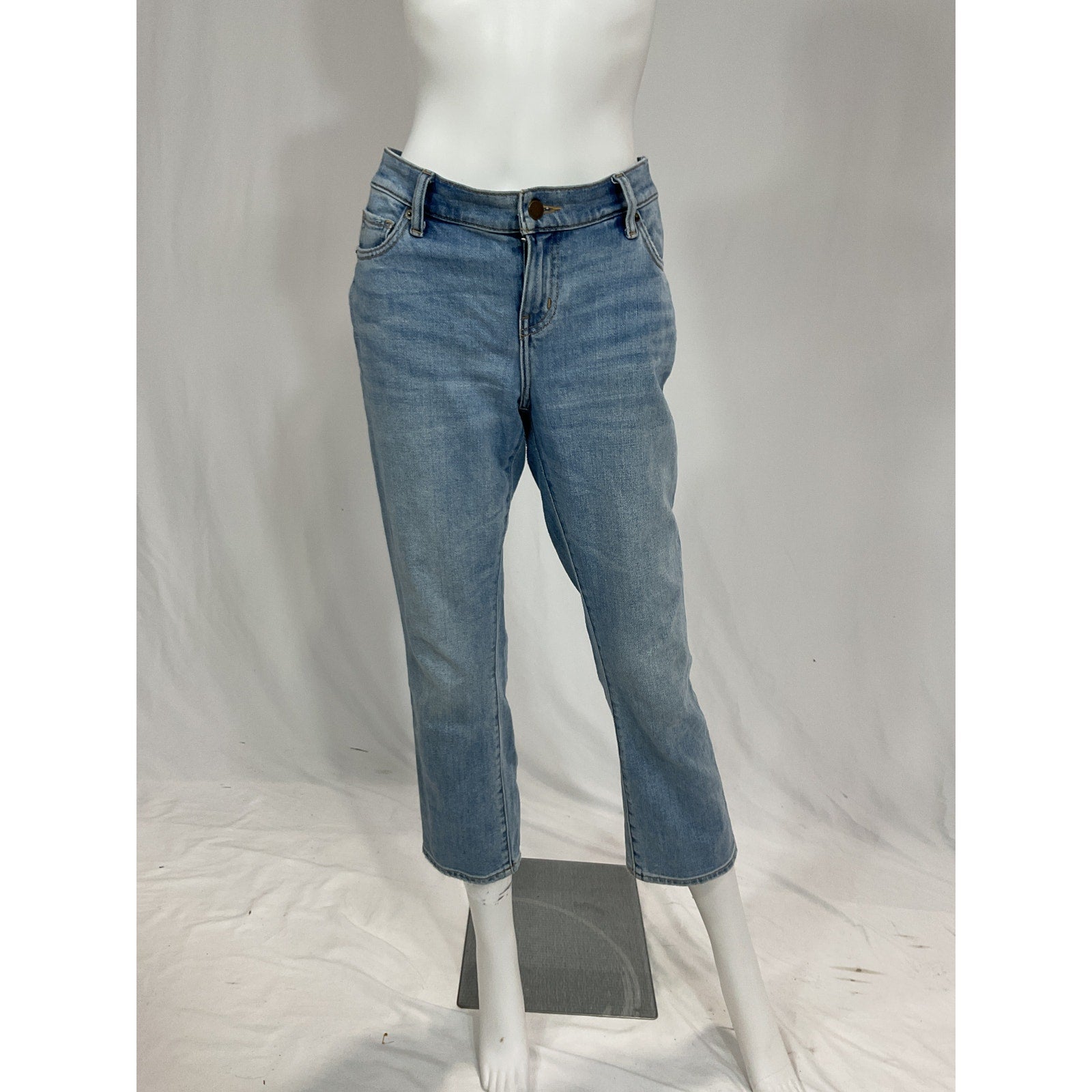 Hatch 'The Crop' Blue Maternity Denim Jean Size 26