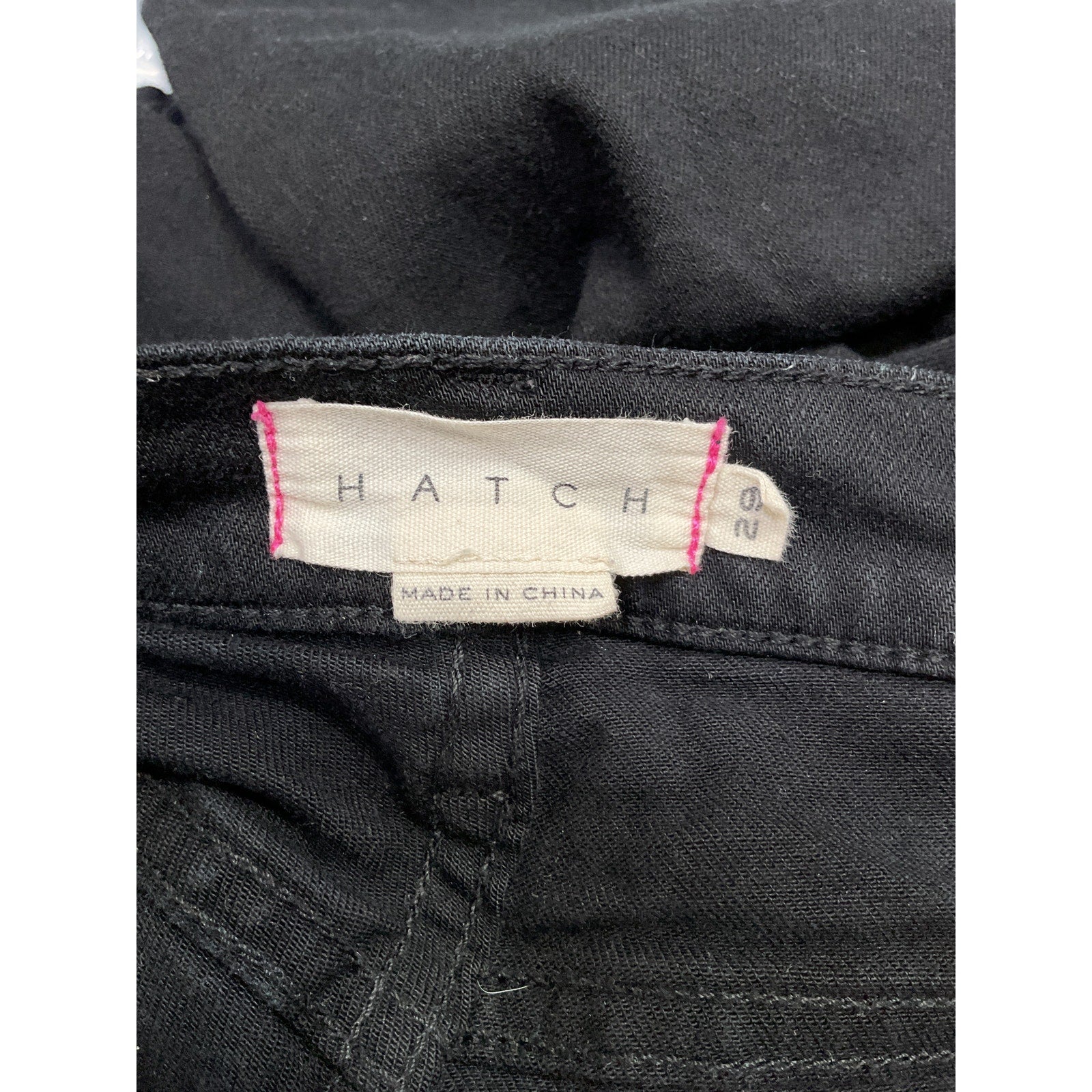 Hatch The Slim Maternity Black Cotton Denim Jean Size 29