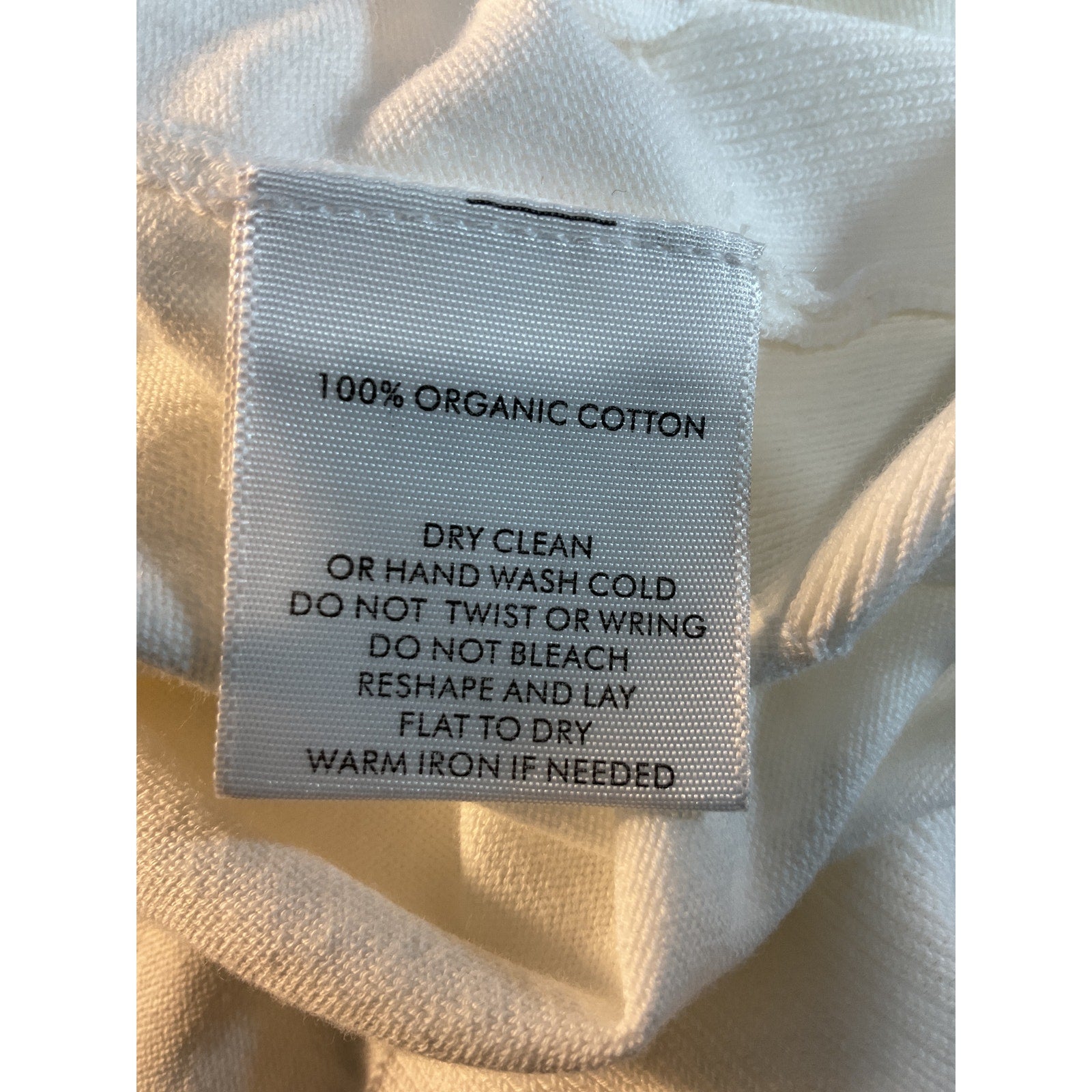 White + Warren 'Crewneck' White Button Cardigan Size L - NWT