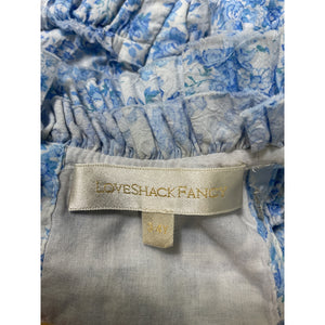Loveshackfancy Girls' 'Sprague' Blue Dress Size 3/4