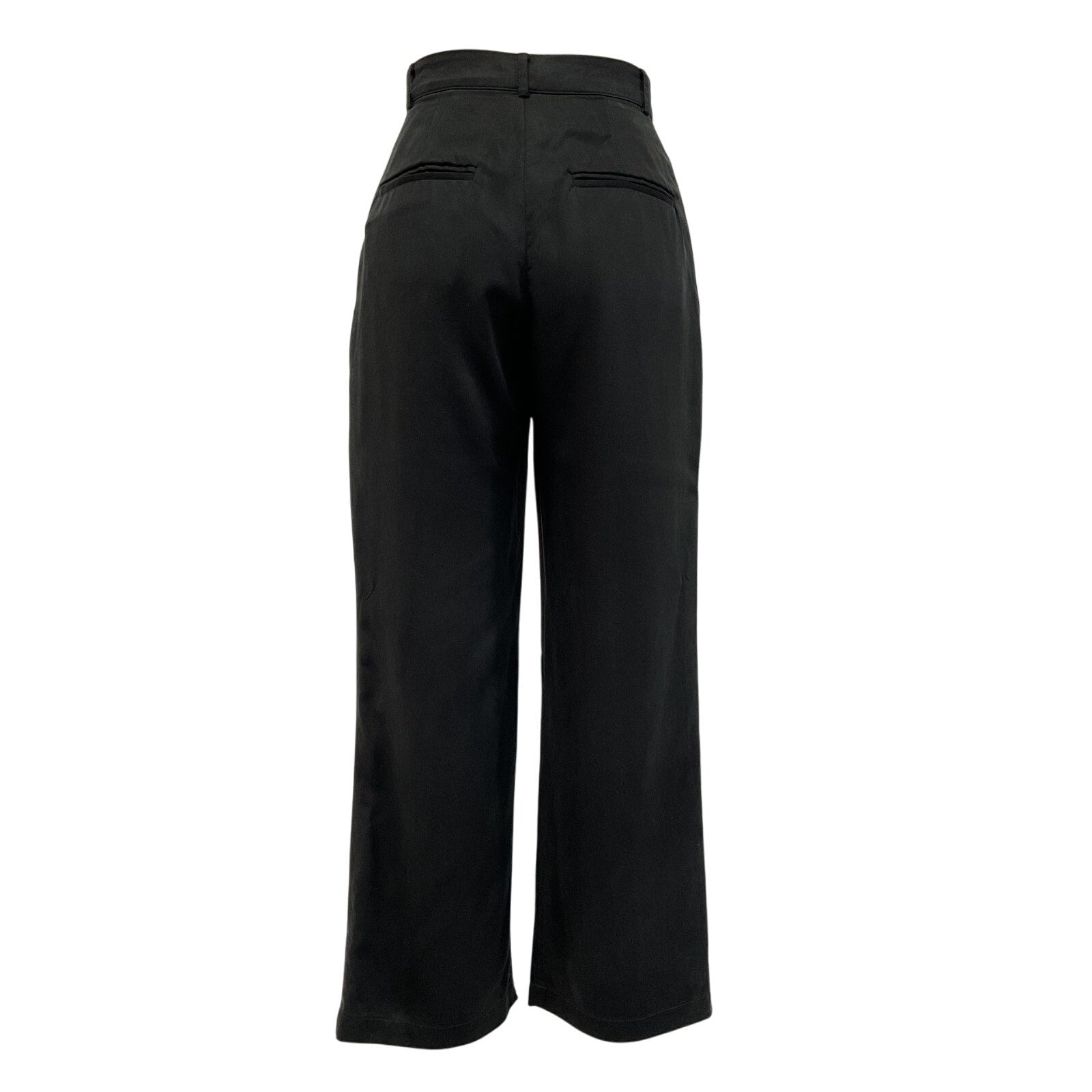 Reformation 'Petites' Black Tencel Lyocell Mason Pant Size 0 / P