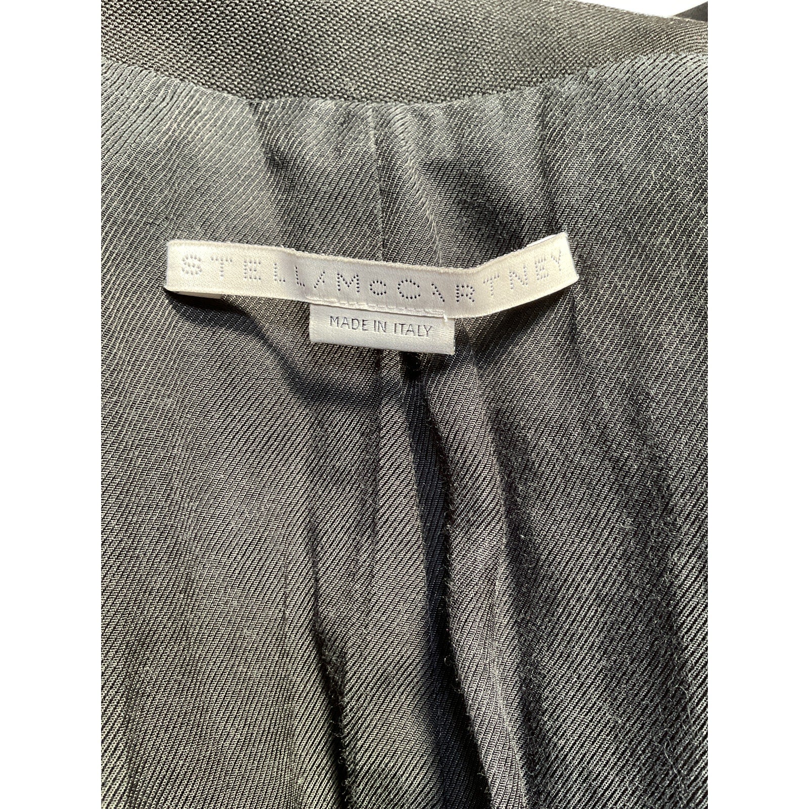 Stella Mccartney 'Suit' Black Wool Jackets Size 44