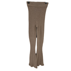 L'Academie Ribbed Beige Mattia Pants Size XS