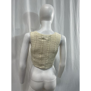House Of Harlow 1960 x Revolve 'Claritza' White Knit Vest Size S