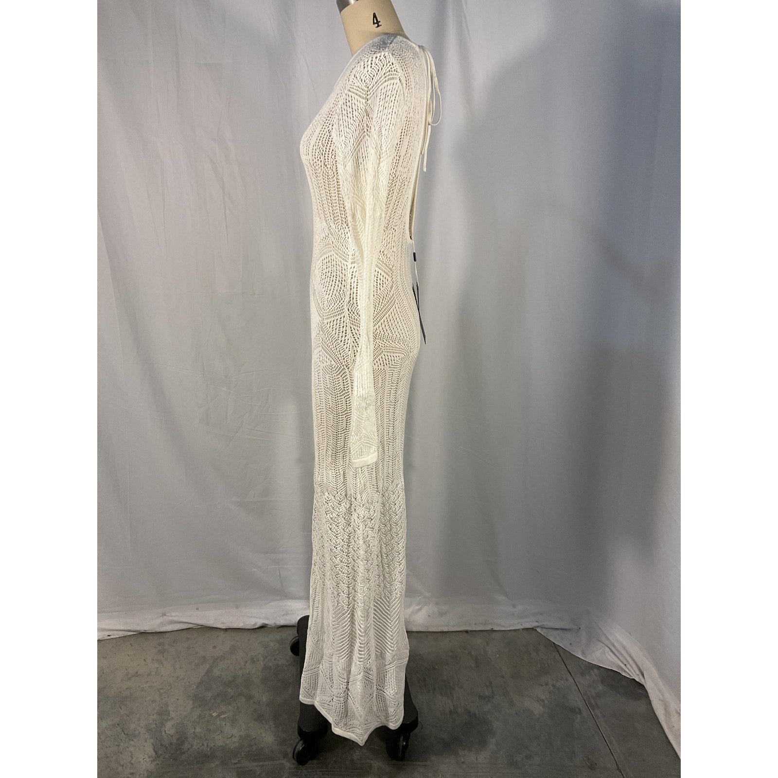 Birgitte Herskind 'Kennedy' White Open Back Dress Size M - NWT