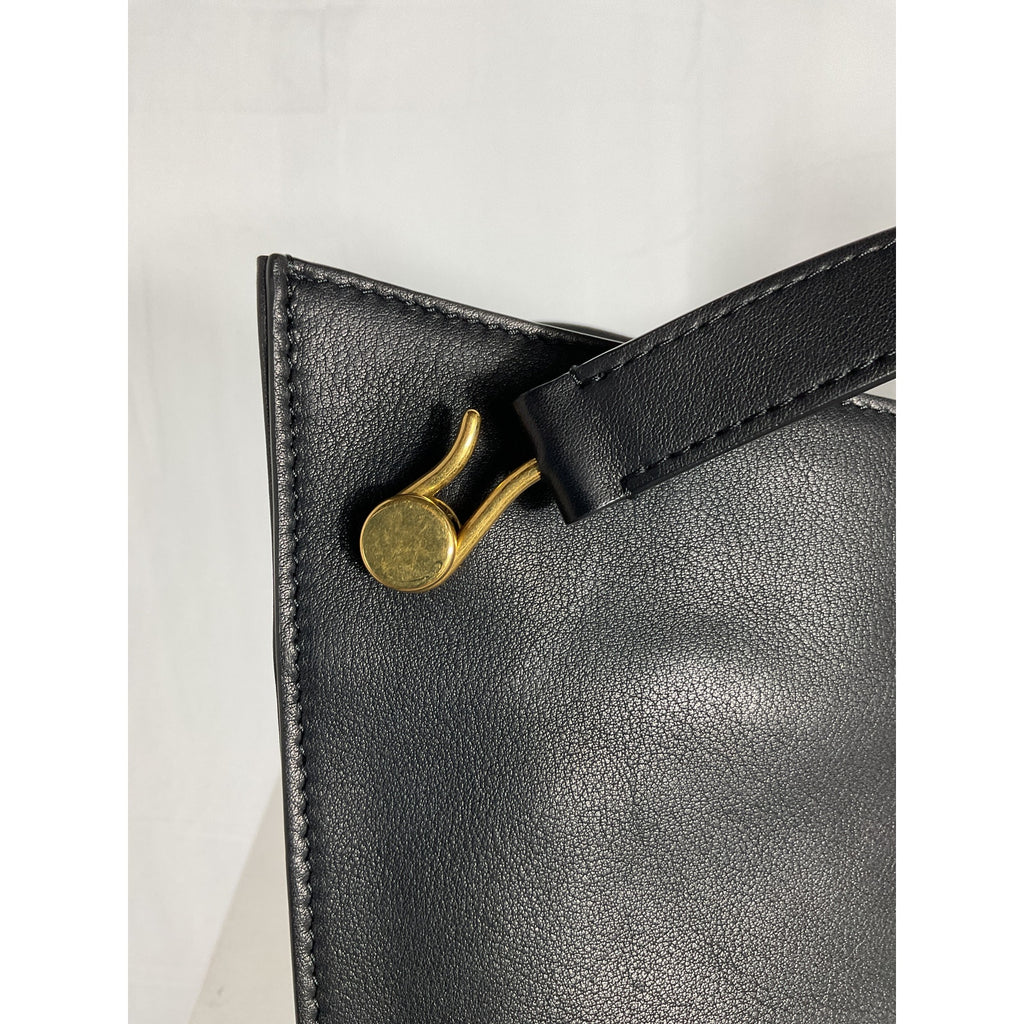 The Row 'Alexia' Black Leather Leather Tote Bag