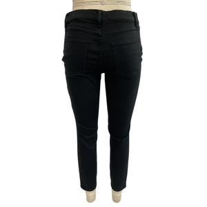 Hatch Classic Jet Black Slim Maternity Denim Jeans Size 29