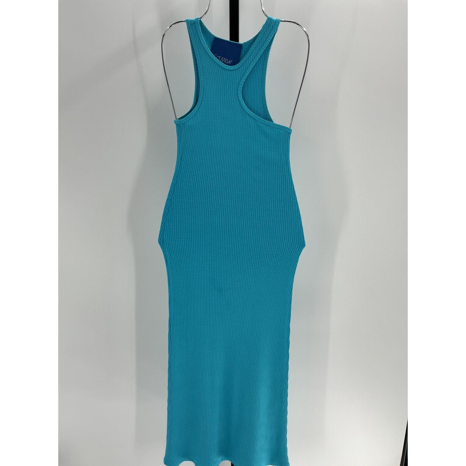 Simon Miller Fine Rib Blue Rayon Mawga Dress Size S