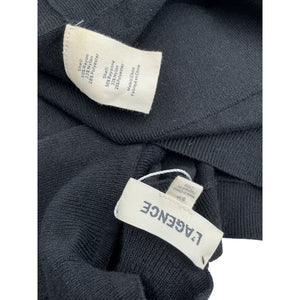 L'Agence Sleek Black Easton Pullover Size S