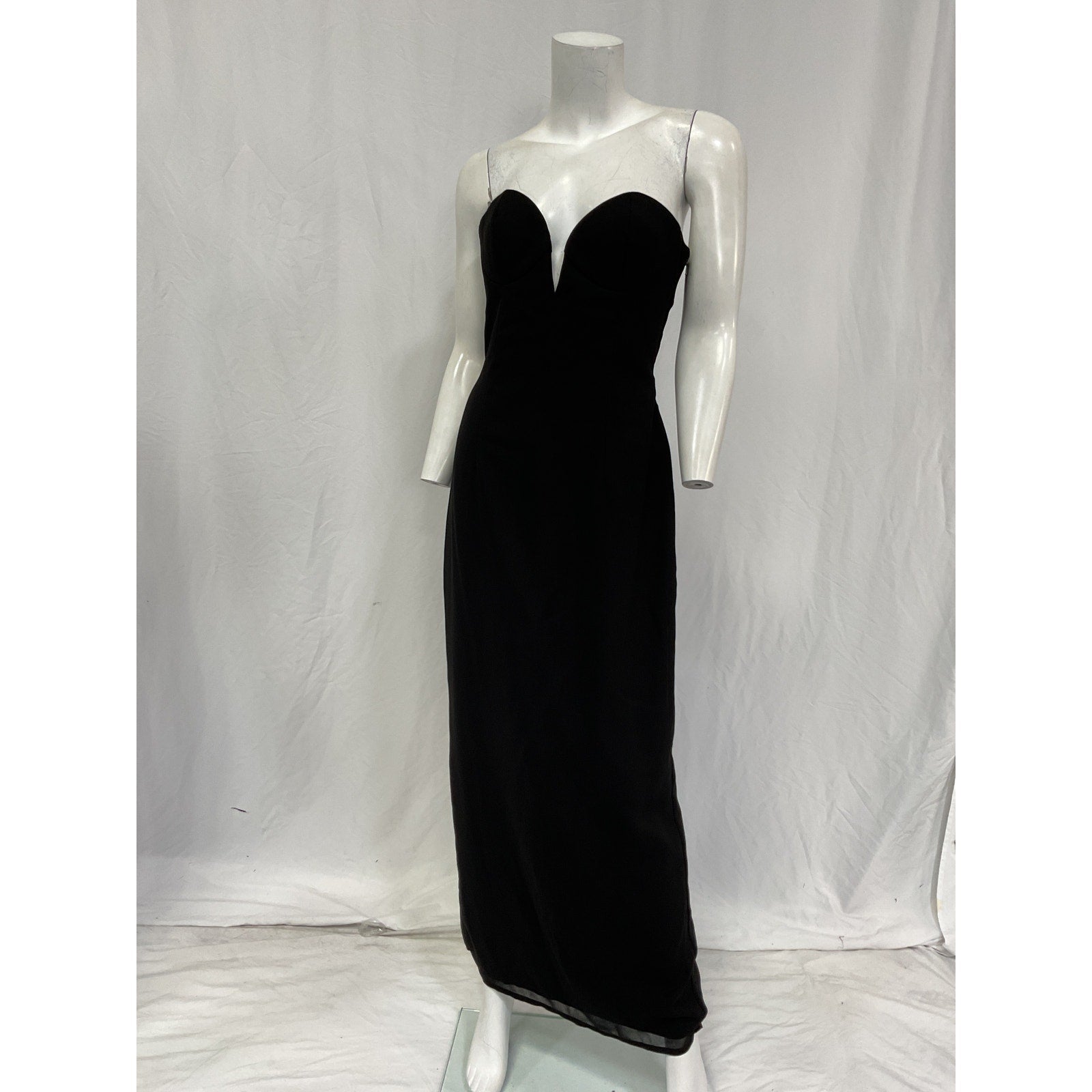 Katie May 'Ursula' Black Polyester Gown Size M