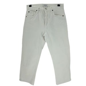 Agolde Vintage White Parker Denim Jeans Size 24